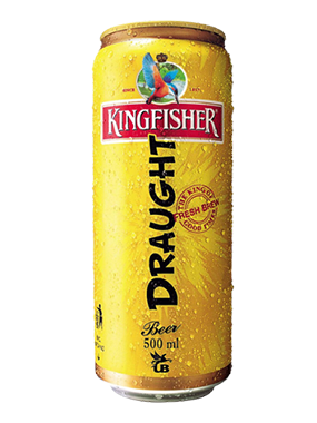 Kingfisher Draught Beer Can