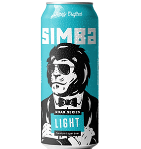 Simba Light Premium Lager Beer Can
