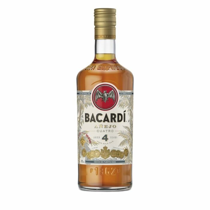 Bacardi Anejo Cuatro Aged 4 Yrs